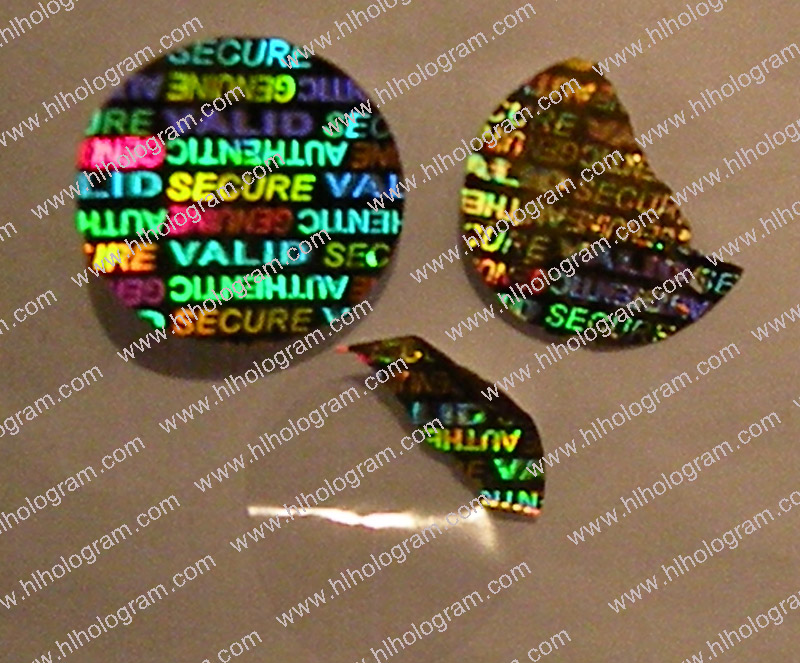 hologram sticker photo